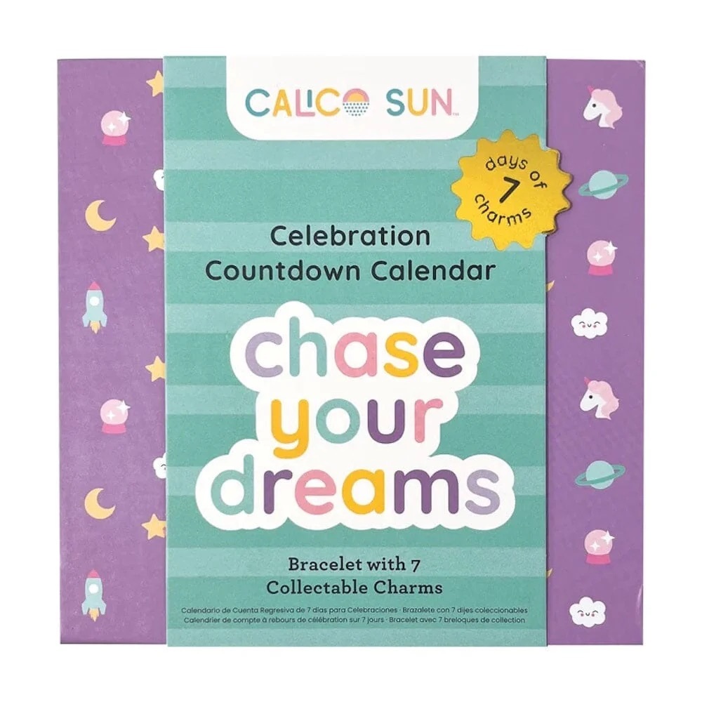 Calico Sun Celebration Countdown Calendar Charm Bracelet